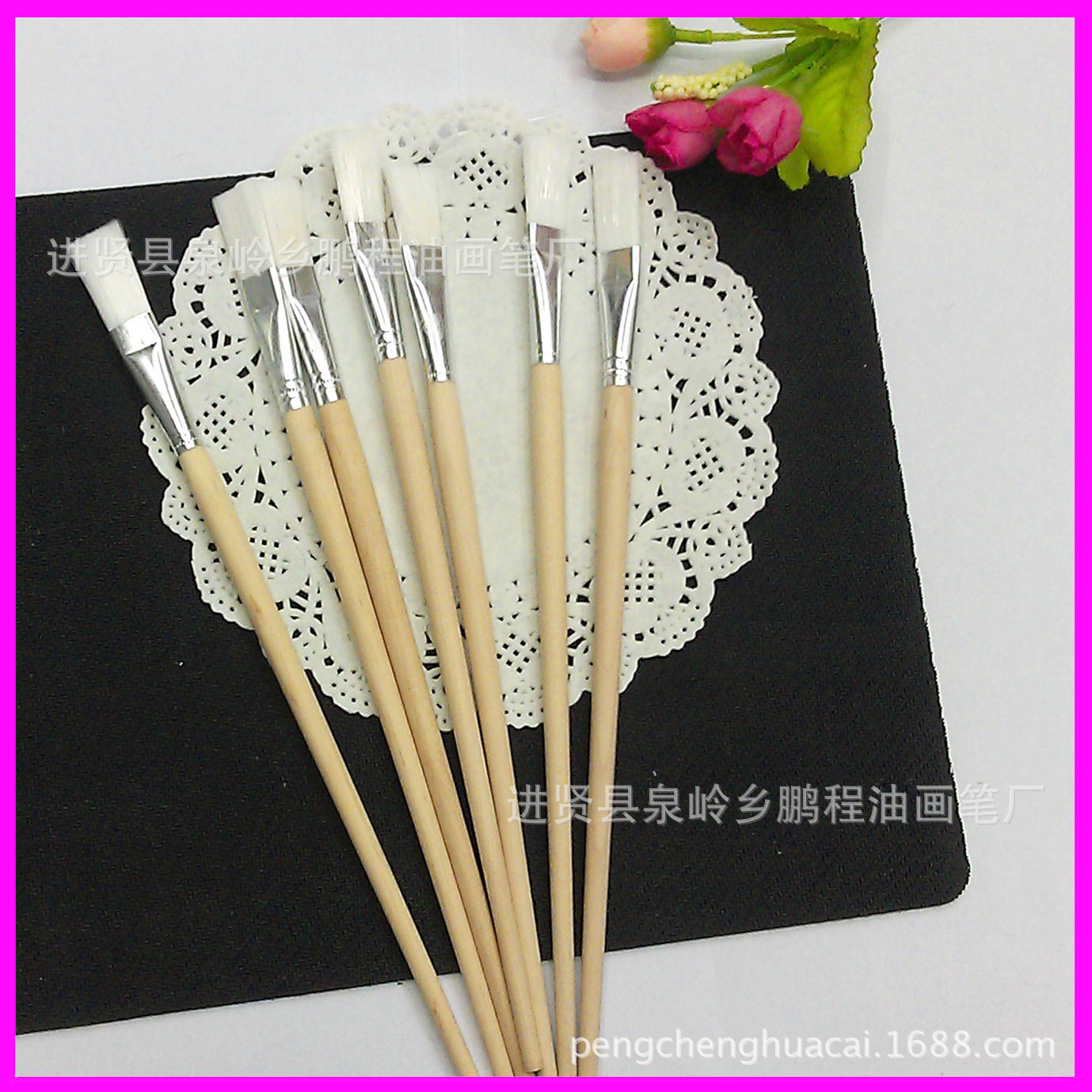 匠心绘梦，笔尖艺术——走进进贤县泉岭乡鹏程油画笔厂的精品数字油画笔